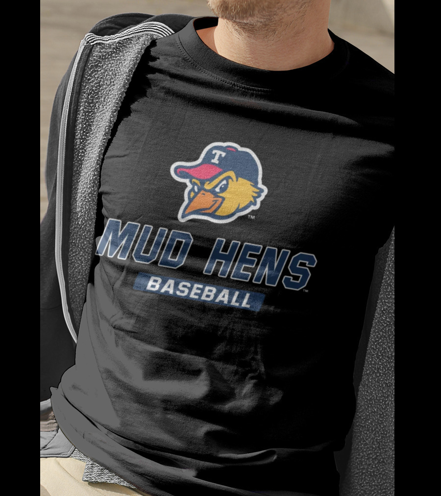 Toledo Mud Hens Baseball Team Logo Champion T-Shirt