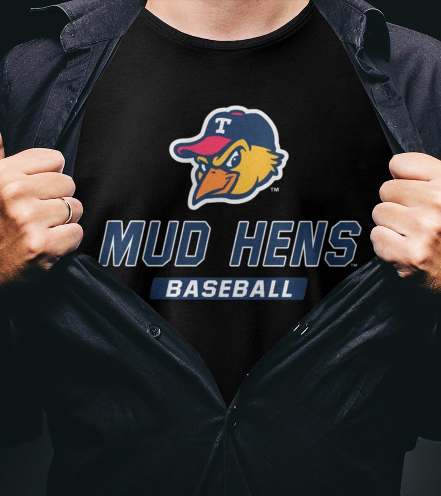 Toledo Mud Hens Baseball Team Logo Champion T-Shirt