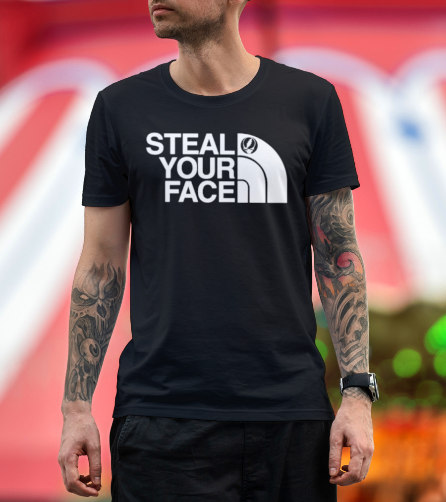 Steal Your Face Grateful Dead North Face T-Shirt