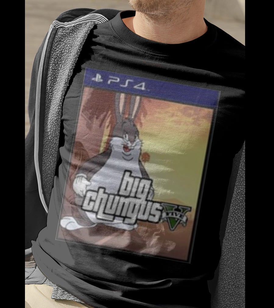 Big Chungus Grand Theft Auto V Sony PlayStation 4 Crossover T-Shirt