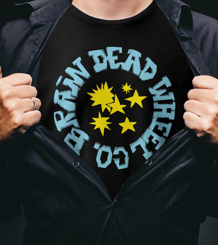 Brain Dead Wheel Co Bold Stars T-Shirt