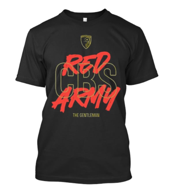 Red CBS Army The Gentleman T-Shirt