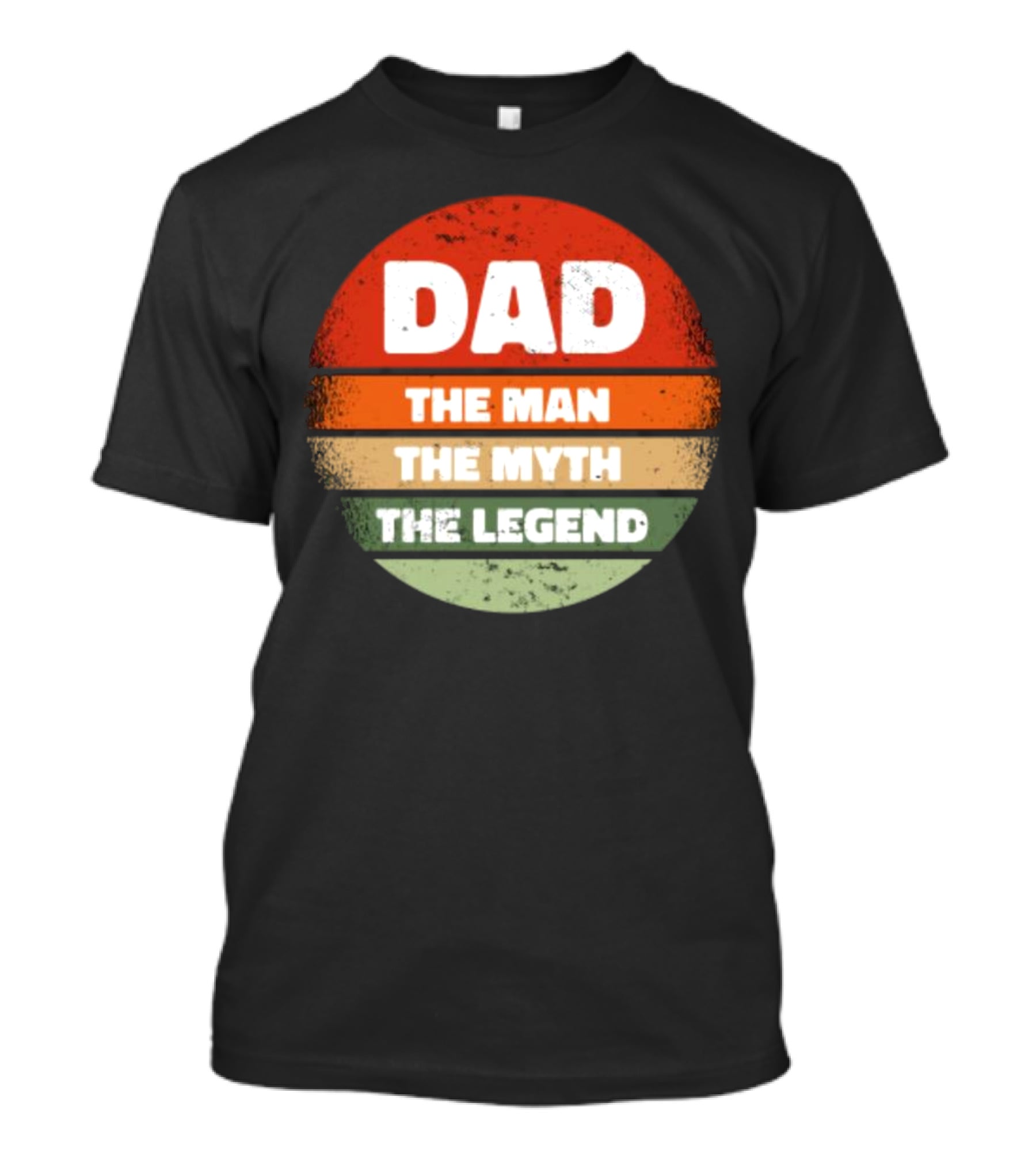 Dad The Man The Myth The Legend Vintage Father's Day T-Shirt