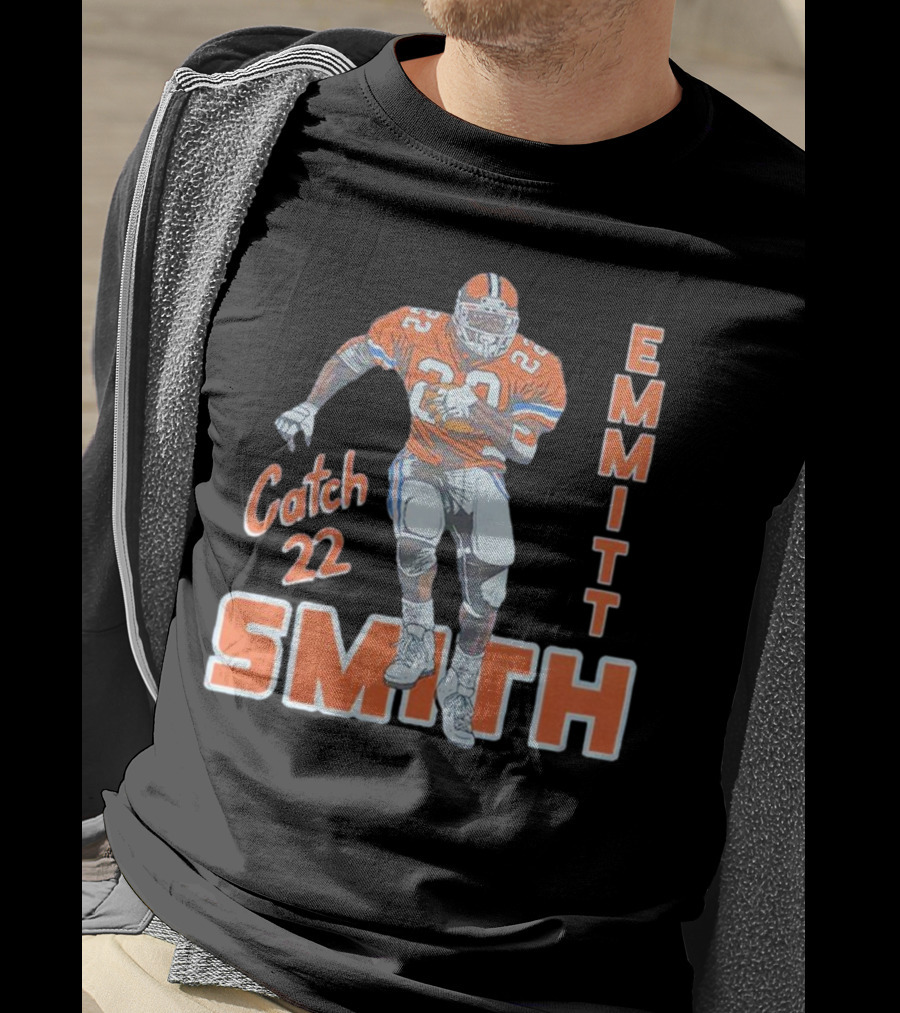 Emmitt Smith Catch 22 Football T-Shirt