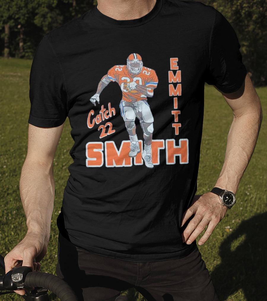 Emmitt Smith Catch 22 Football T-Shirt