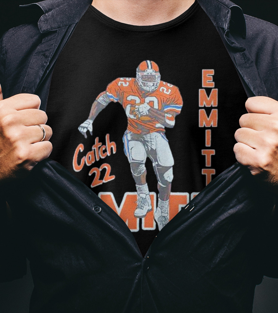 Emmitt Smith Catch 22 Football T-Shirt