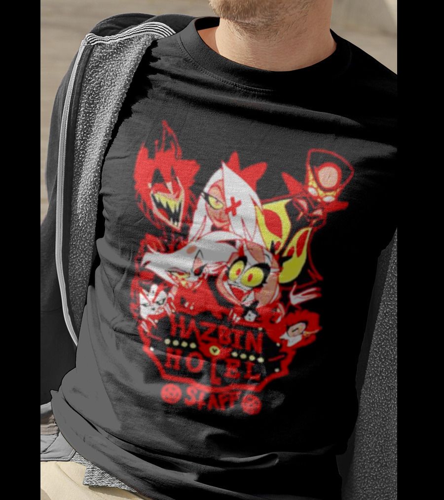 Hazbin Hotel Staff Characters Compilation T-Shirt
