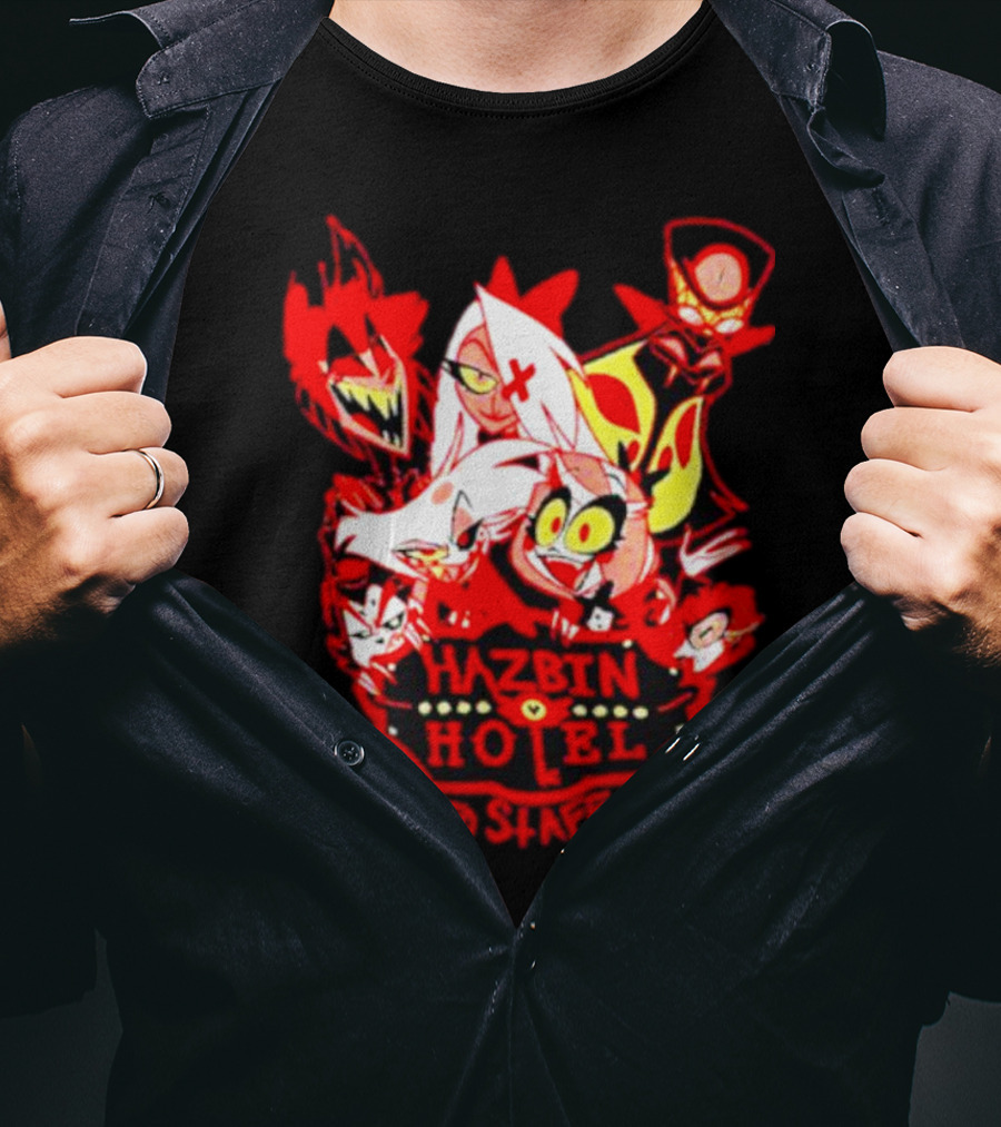 Hazbin Hotel Staff Characters Compilation T-Shirt