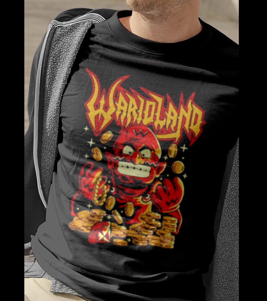 Warioland Coins Character Gaming T-Shirt