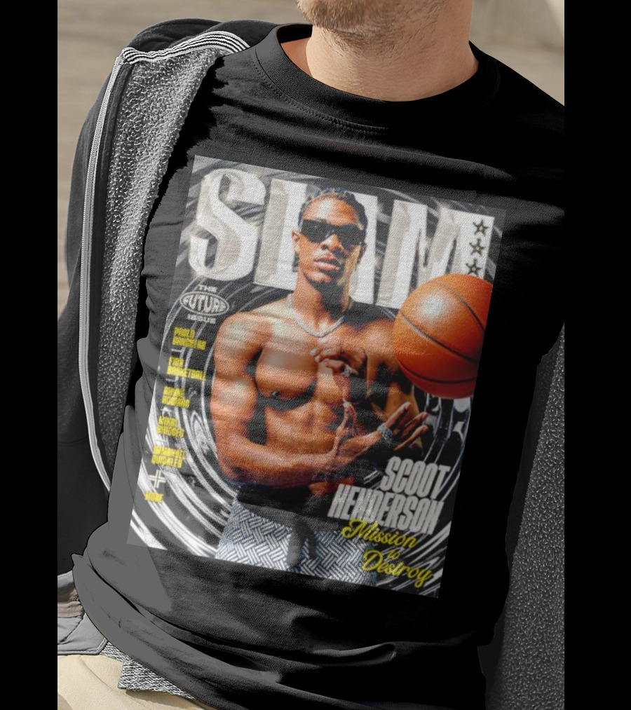 Slam Magazine The Future Issue Scoot Henderson Mission To Destroy Basketball T-Shirt
