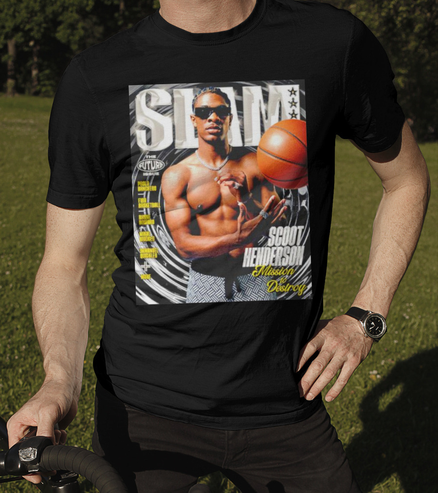 Slam Magazine The Future Issue Scoot Henderson Mission To Destroy Basketball T-Shirt