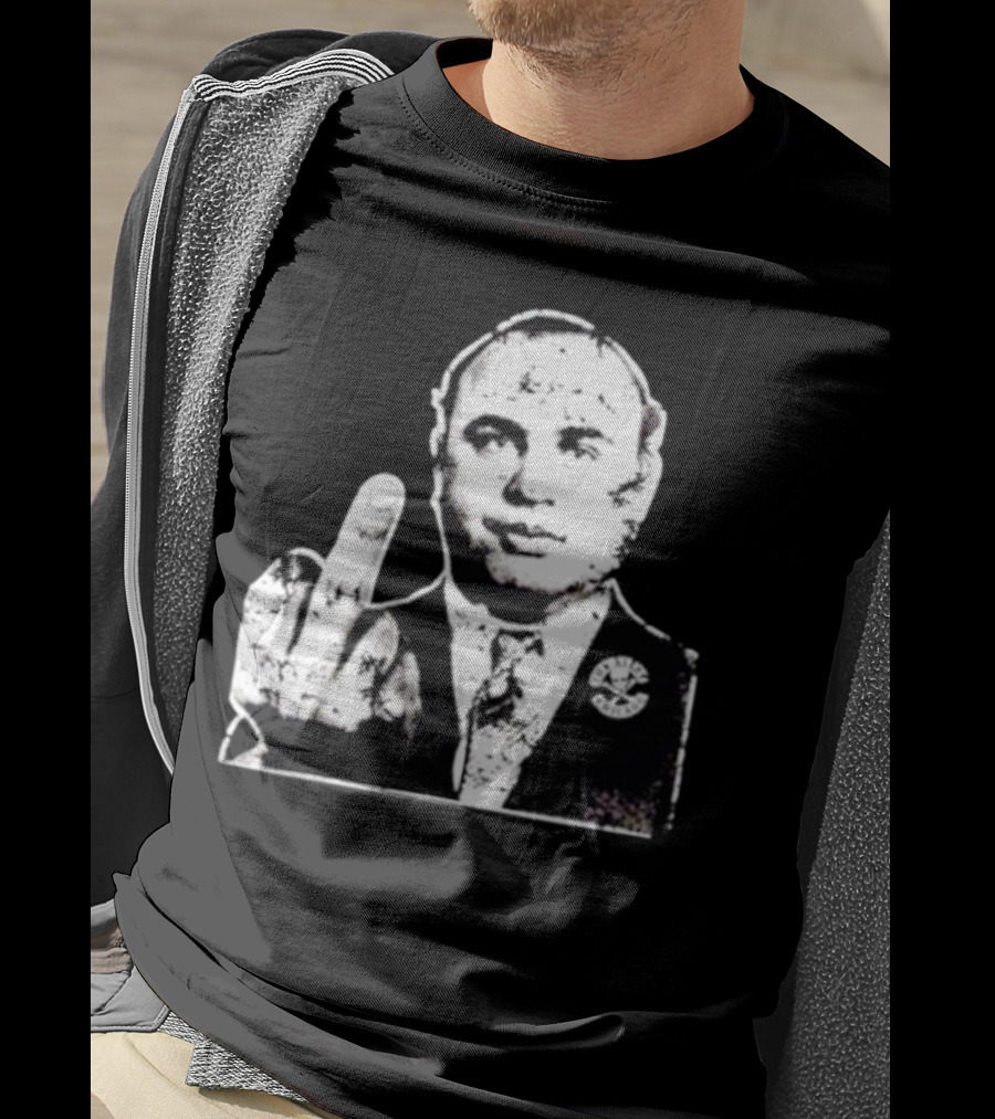 Al Capone Middle Finger Chicago Gangster The Alley T-Shirt