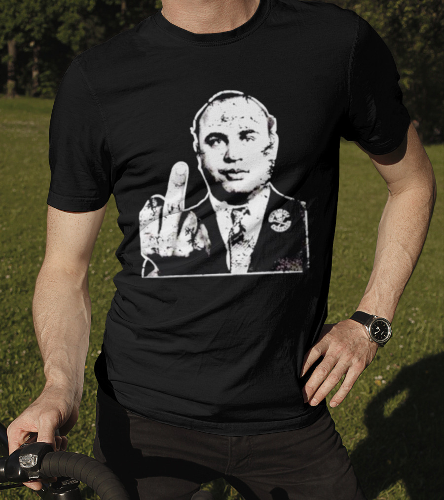 Al Capone Middle Finger Chicago Gangster The Alley T-Shirt