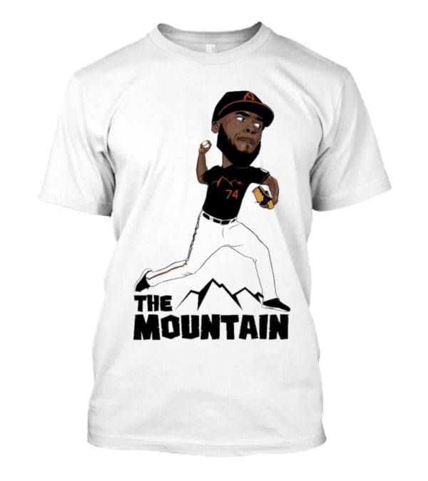 The Mountain Félix Bautista 74 Baltimore Orioles T-Shirt