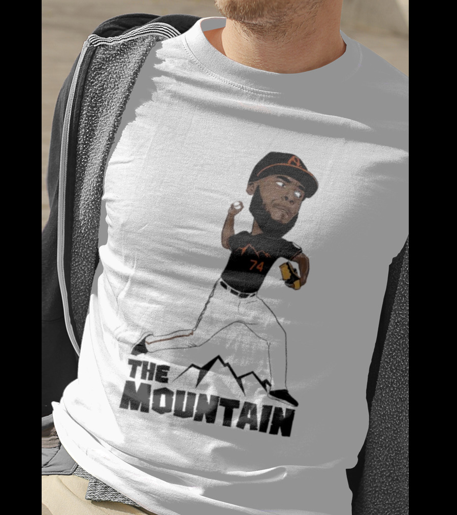 The Mountain Félix Bautista 74 Baltimore Orioles T-Shirt