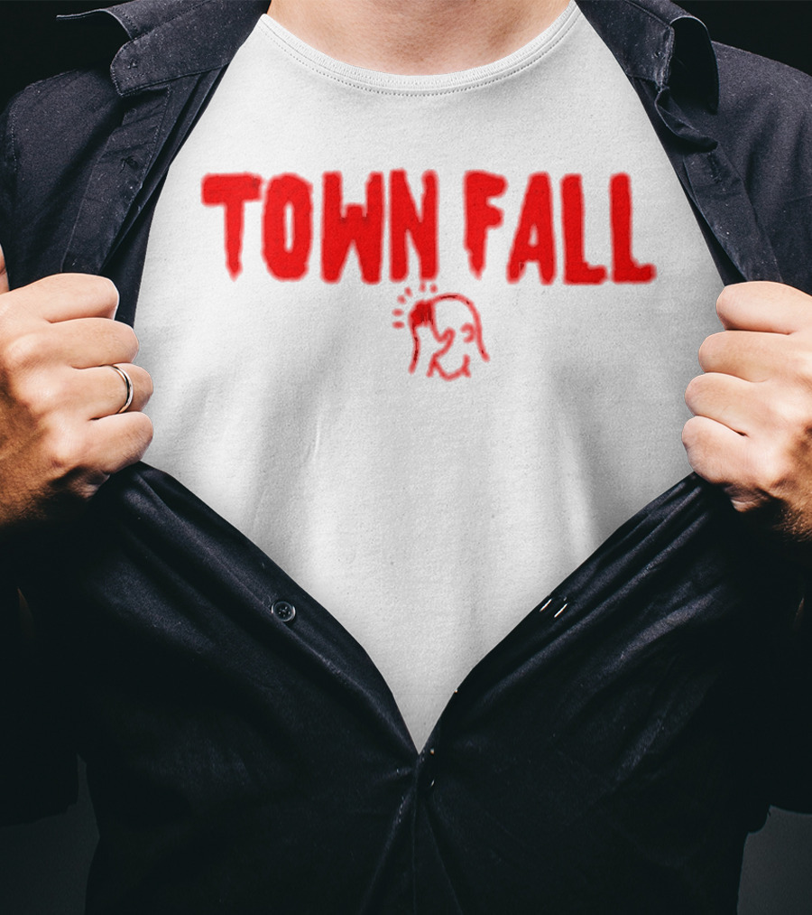 TOWN FALL TownFall Sketch Face T-Shirt
