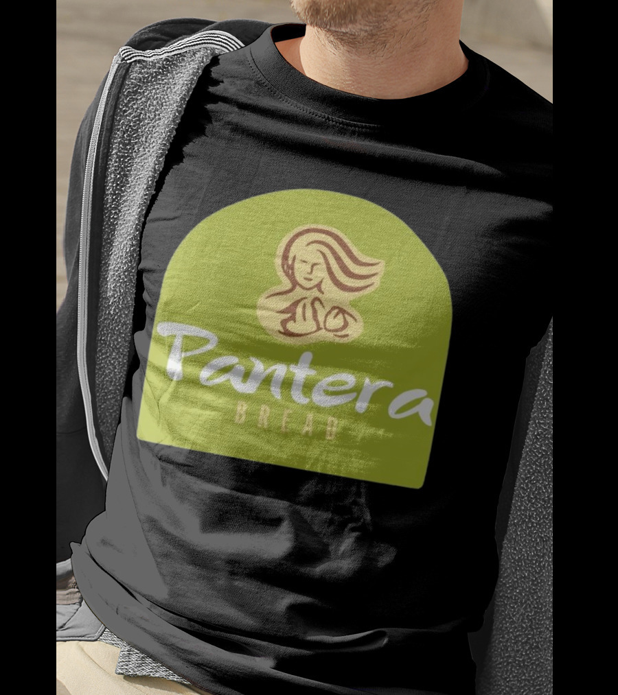 Pantera Bread Parody Logo Icon Green Background T-Shirt