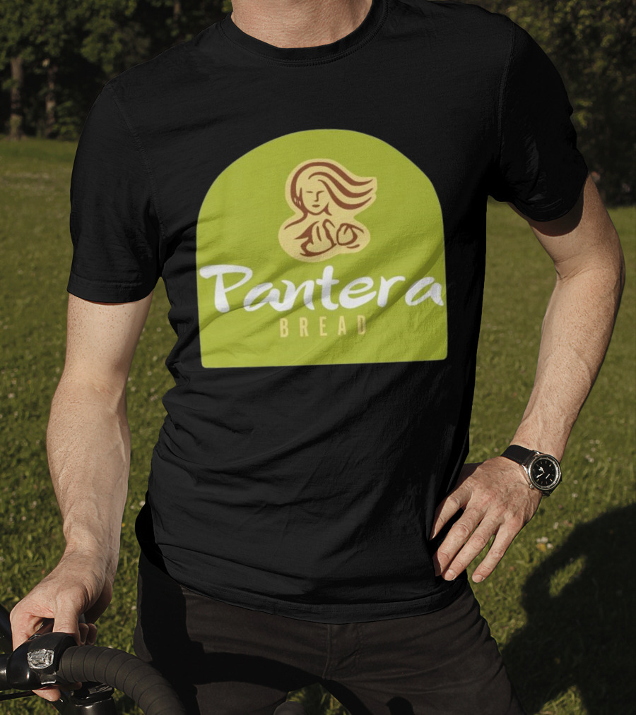 Pantera Bread Parody Logo Icon Green Background T-Shirt