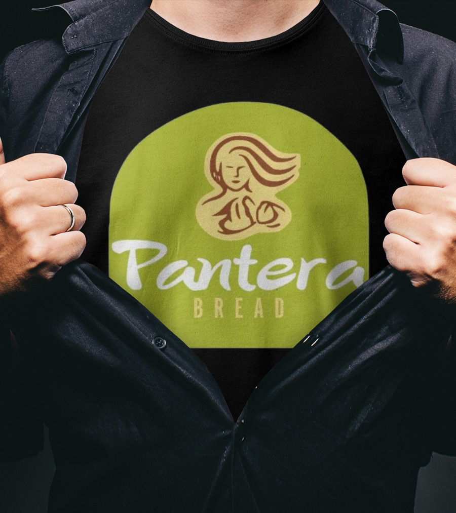 Pantera Bread Parody Logo Icon Green Background T-Shirt