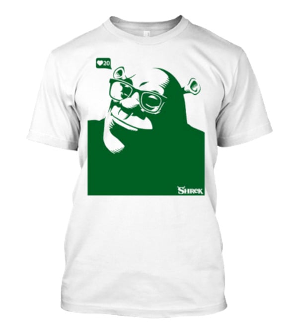 Shrek Bioworld Handsome Shrek 20 Likes Glasses T-Shirt