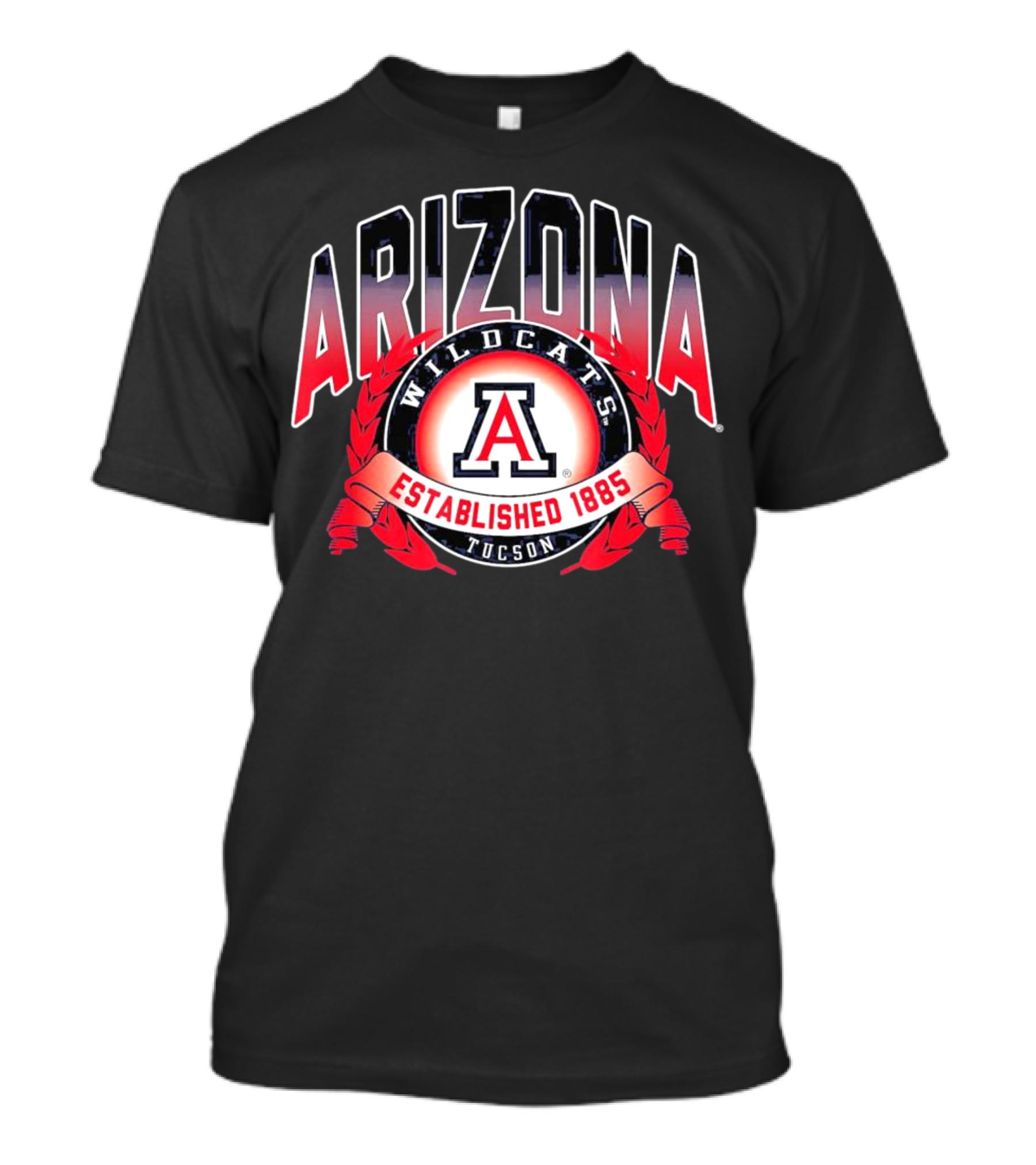 Arizona Wildcats Tucson A Logo Established 1885 T-Shirt