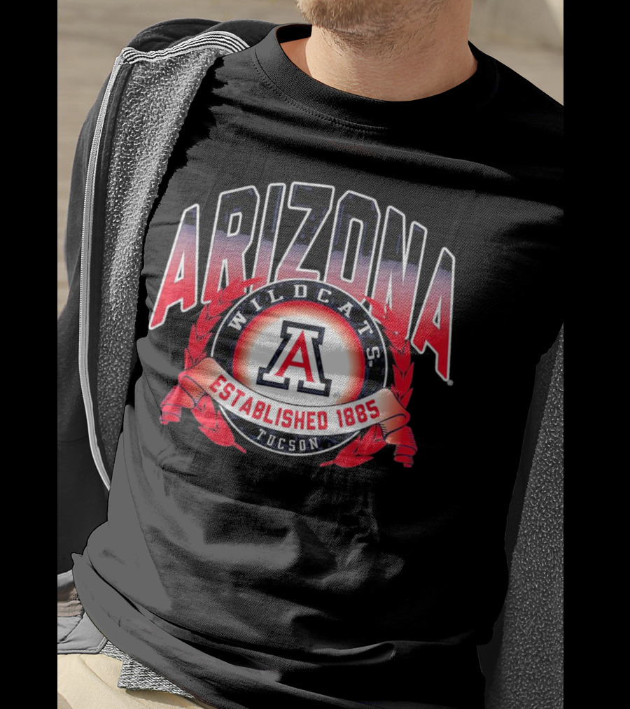 Arizona Wildcats Tucson A Logo Established 1885 T-Shirt