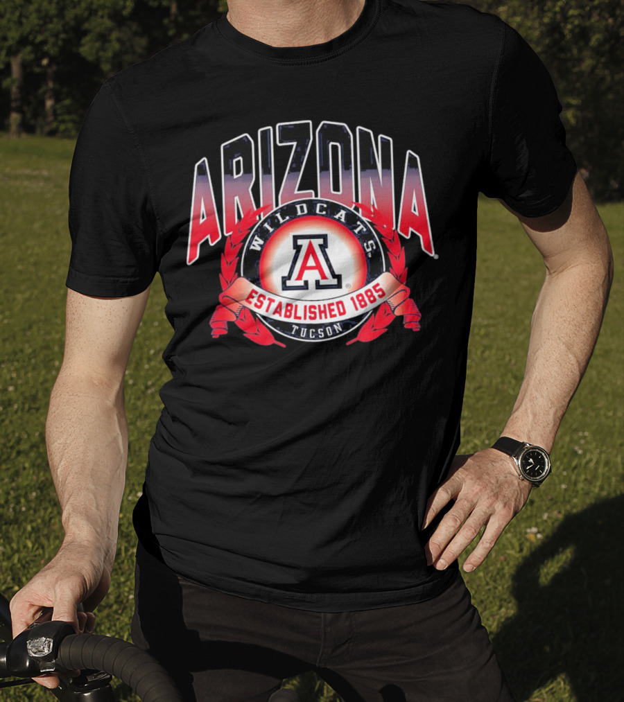 Arizona Wildcats Tucson A Logo Established 1885 T-Shirt