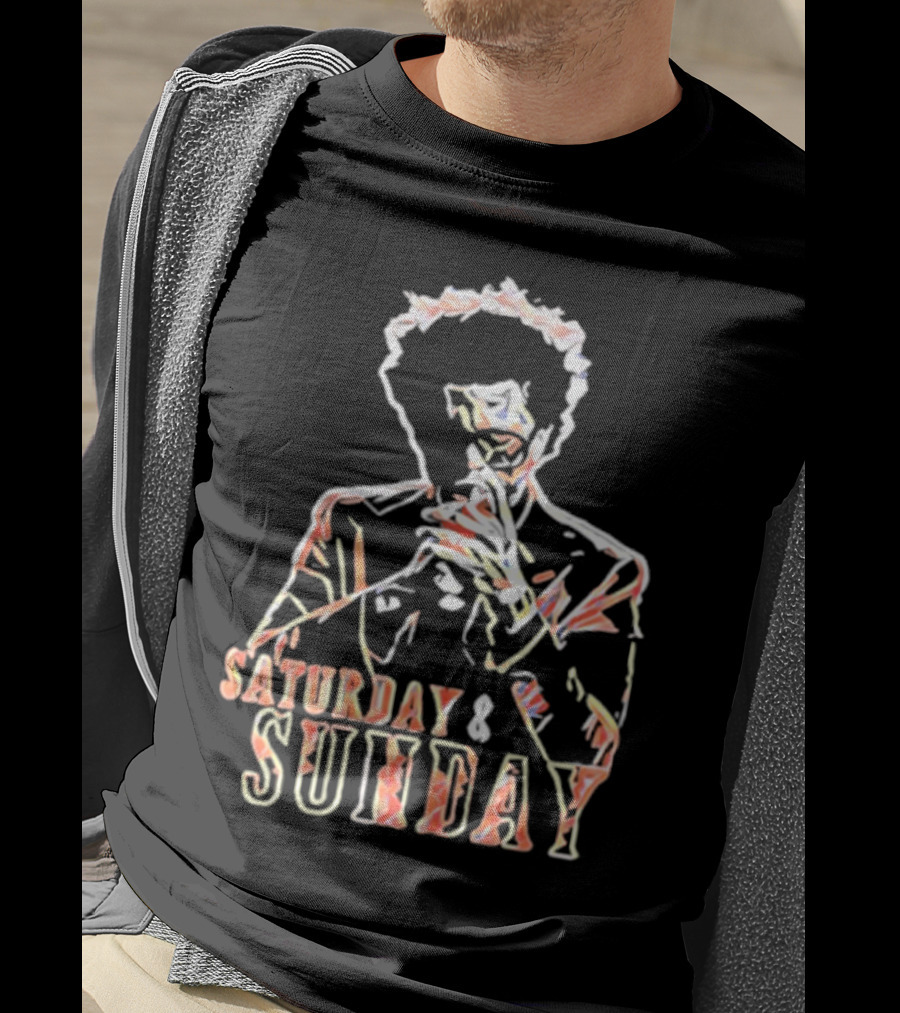Saturday And Sunday Abstract T-Shirt
