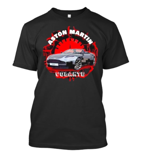 Aston Martin Volante Car Red Speedometer T-Shirt