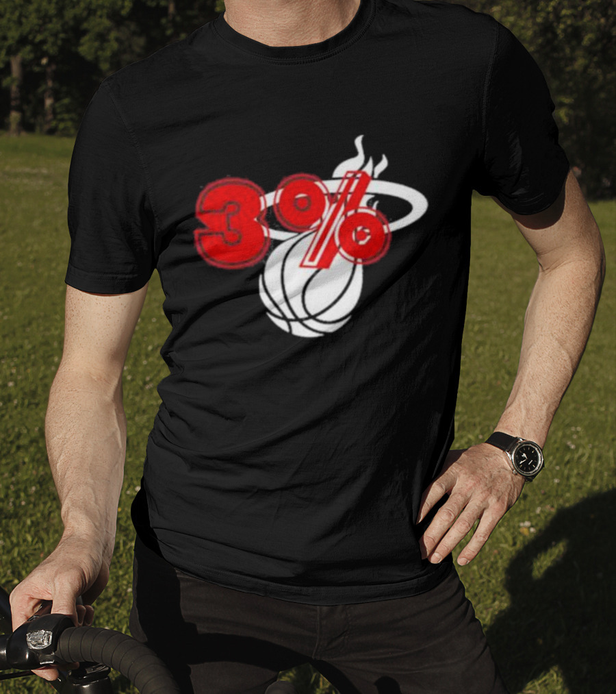 Brendan Tobin 3% Miami Heat Basketball T-Shirt
