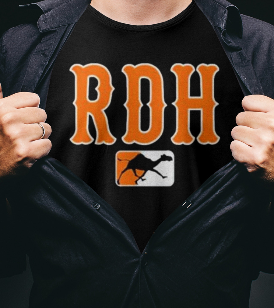 Campbell Baseball RDH Camel T-Shirt