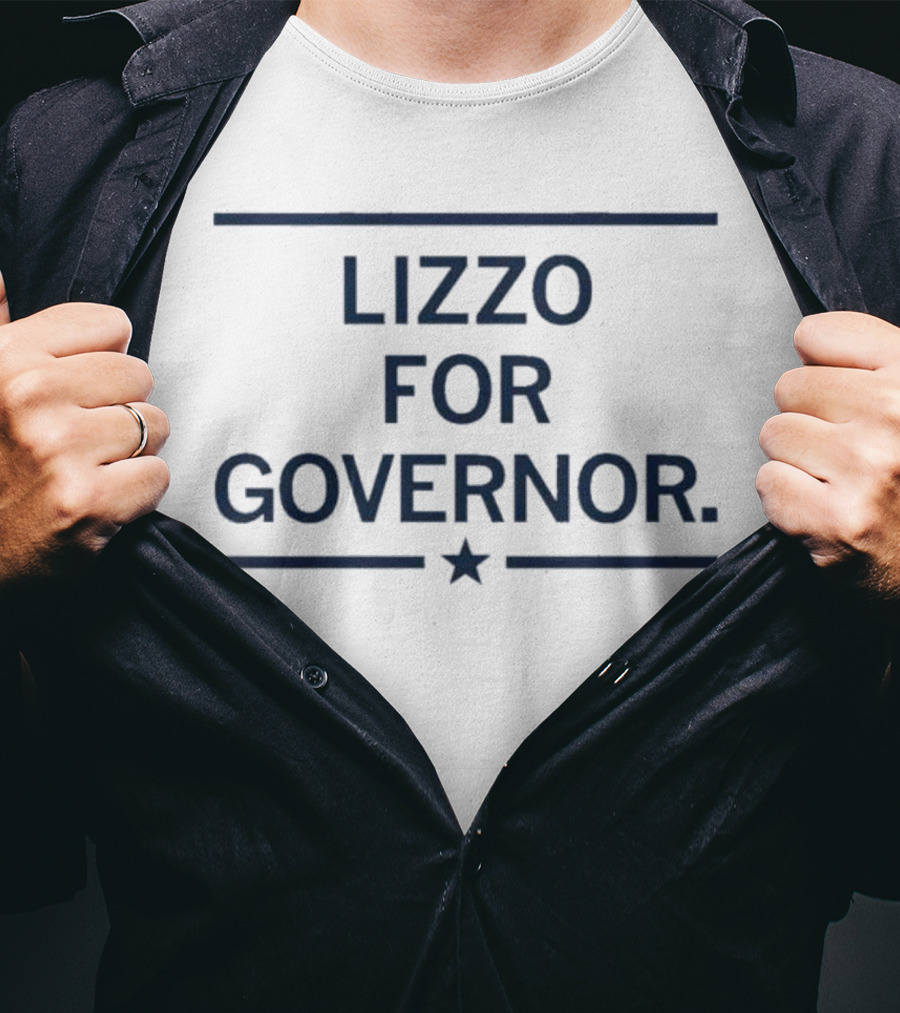 Lizzo For Governor Star Campaign T-Shirt