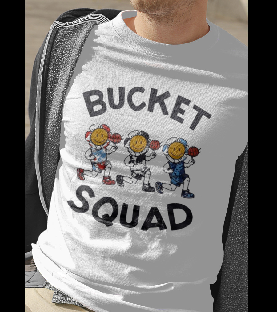 Bucket Squad Youth Tie Dye Flower Team Bucket Squad Merch T-Shirt