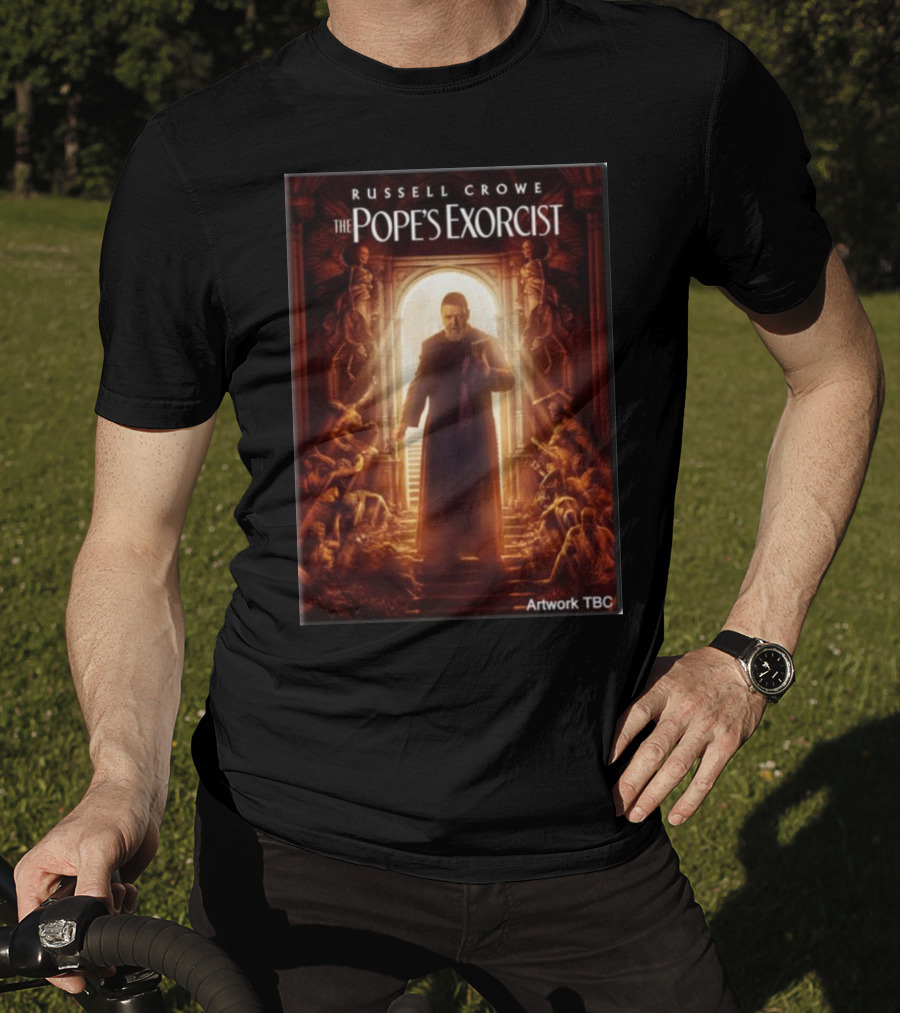 Russell Crowe The Pope's Exorcist Artwork TBC T-Shirt