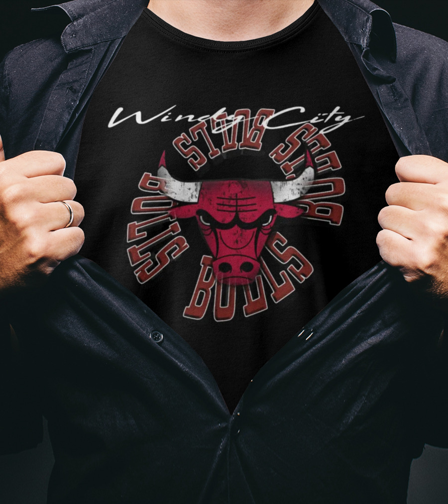 Windy City Bulls Logo House Of Highlights Shop Kot4Q Collaboration T-Shirt