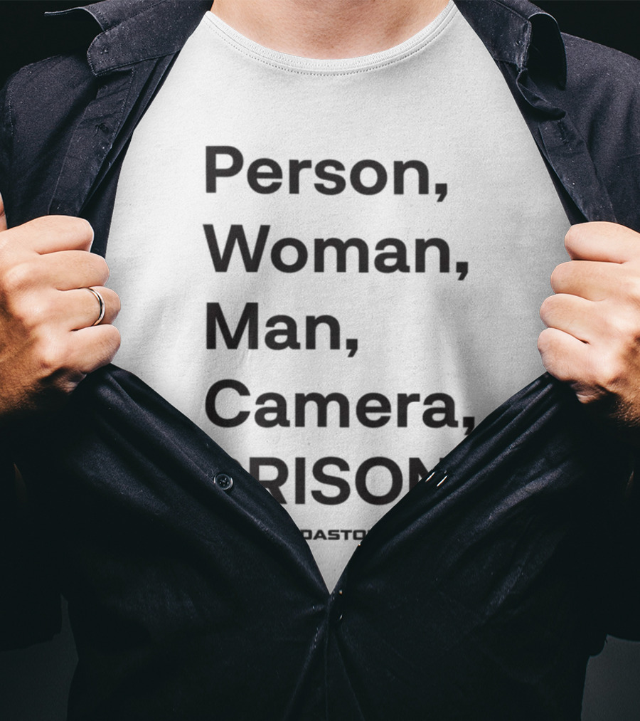 Person Woman Man Camera Prison Meidastouch T-Shirt