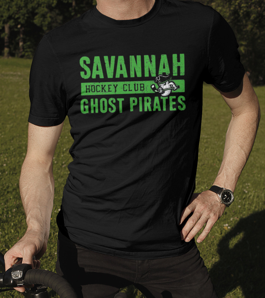 Savannah Ghost Pirates Hockey Club Ghostly Pirate T-Shirt
