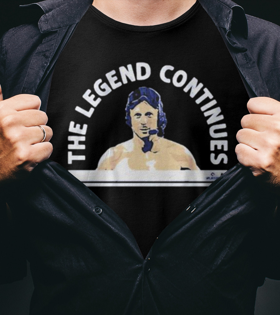 The Legend Continues 70s Action Hero T-Shirt