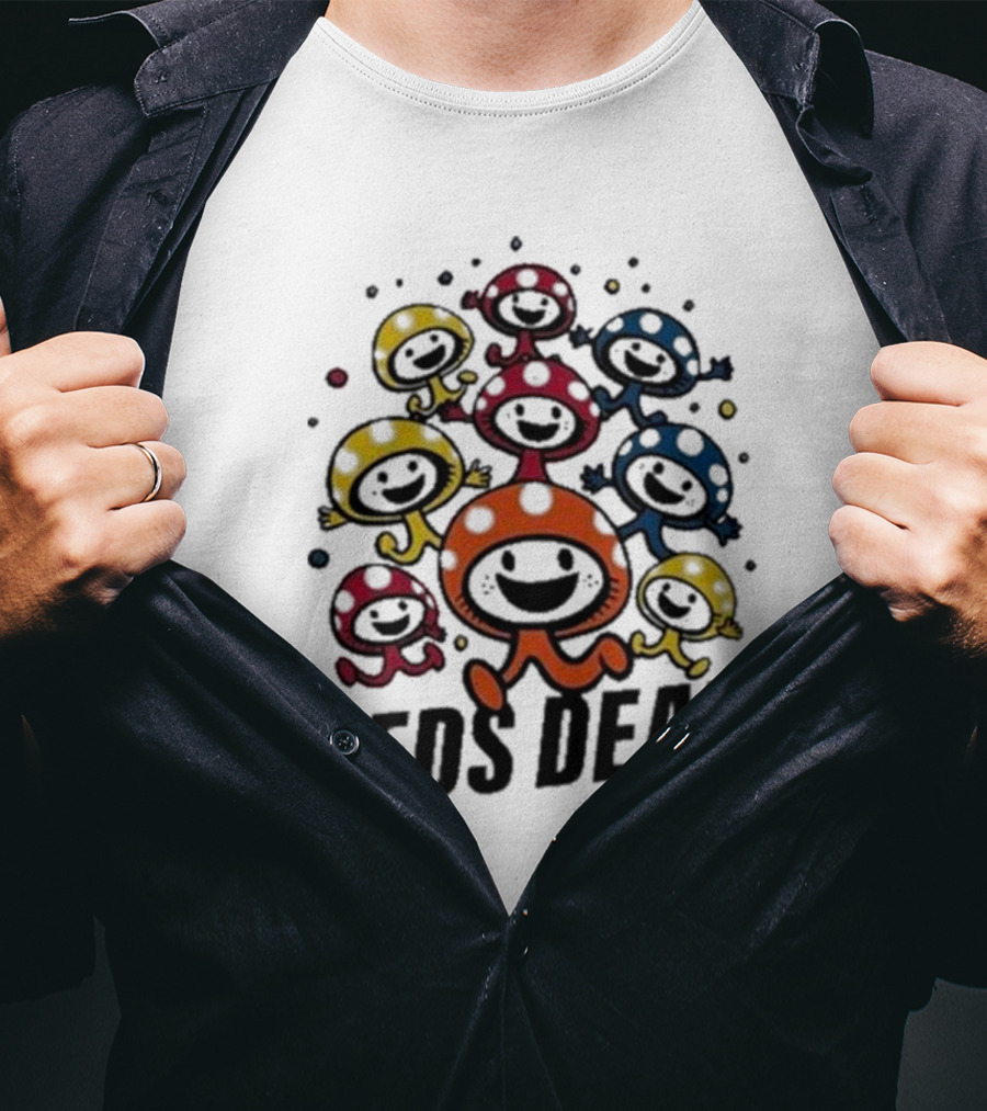 Zeds Dead Vibrant Colorful Characters With Smiling Faces T-Shirt