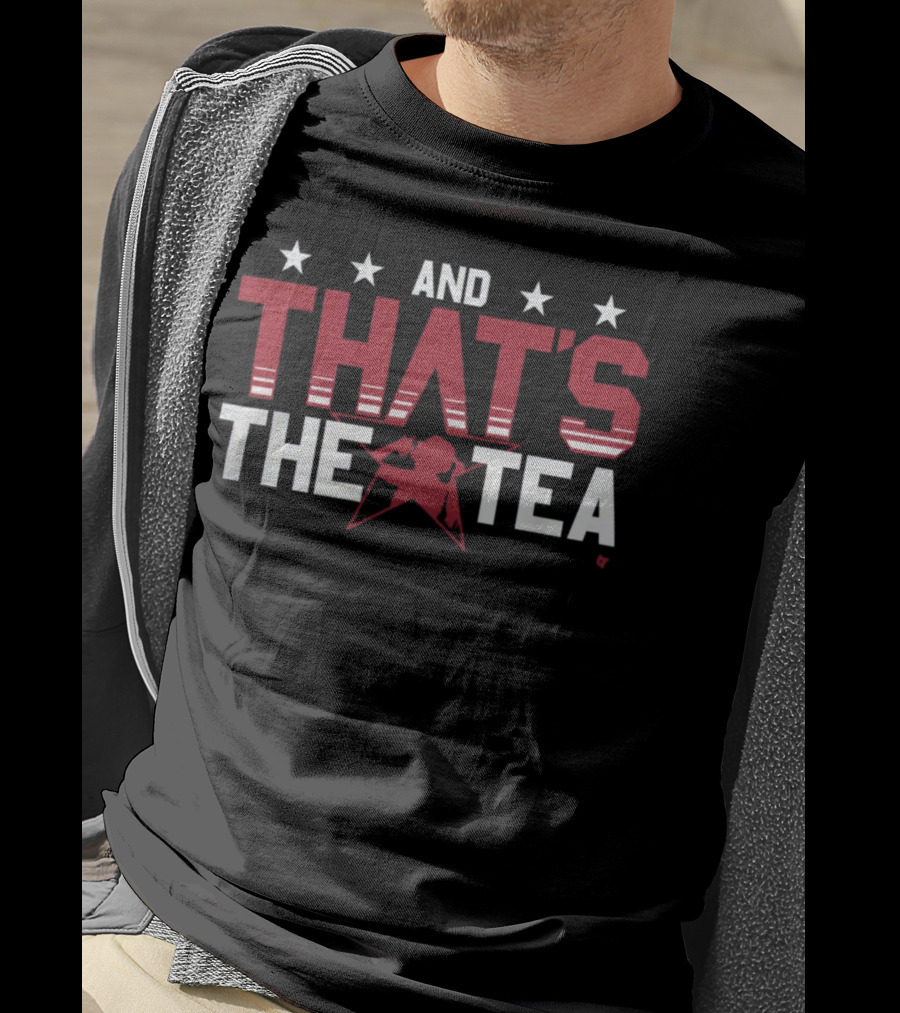 And That's The Tea Alex Morgan Stars Red T-Shirt