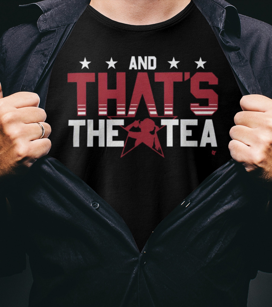 And That's The Tea Alex Morgan Stars Red T-Shirt