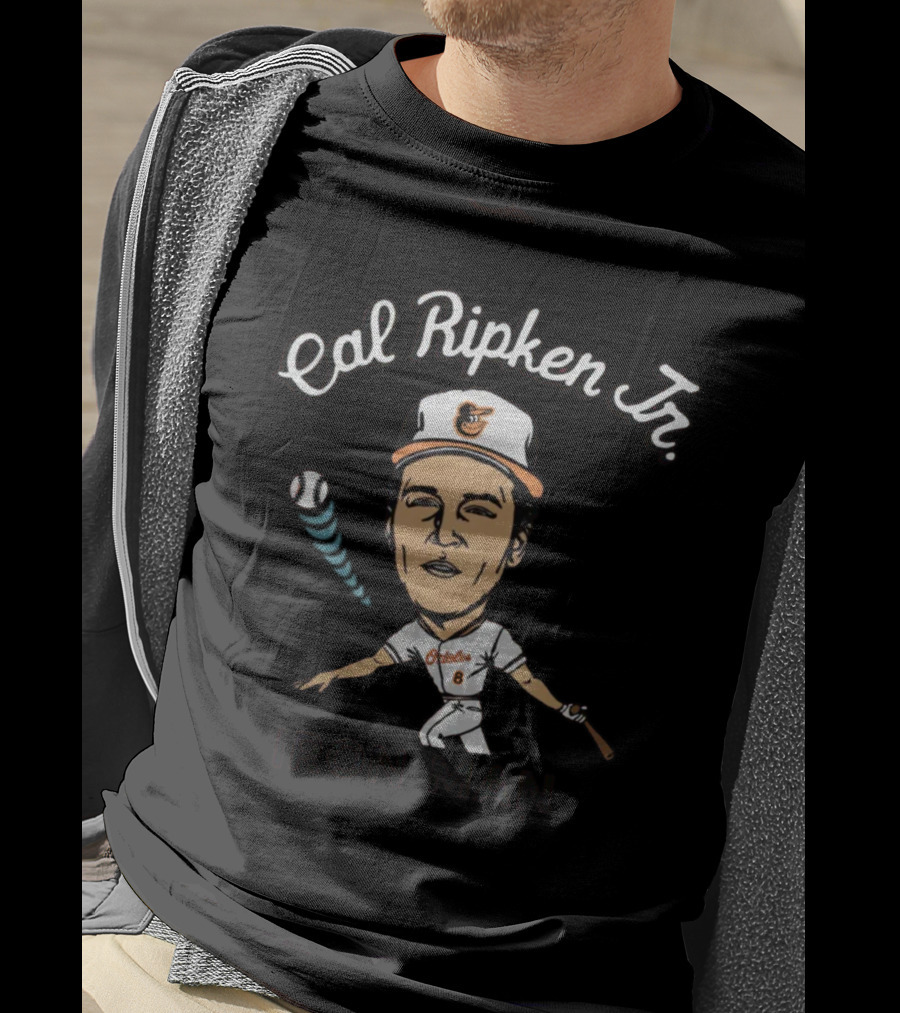 Cal Ripken Jr. Orioles Baseball Iron Man T-Shirt
