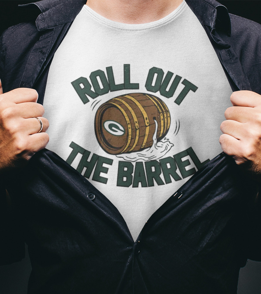 Packers Pro Shop Roll Out The Barrel Packers T-Shirt