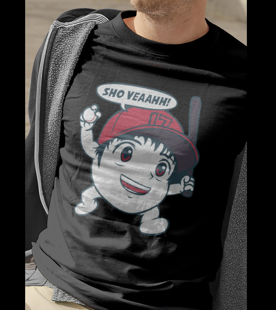 Shohei Ohtani Sho Veahh 17 Baseball Character T-Shirt