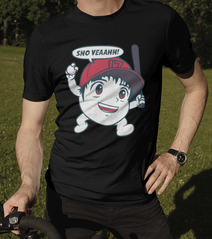 Shohei Ohtani Sho Veahh 17 Baseball Character T-Shirt