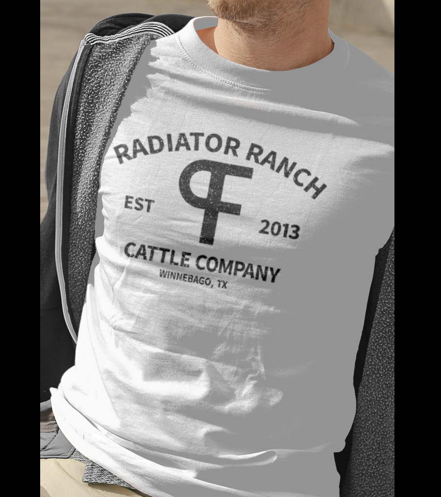 Radiator Ranch PF Brand Cattle Company Est 2013 Winnebago TX T-Shirt