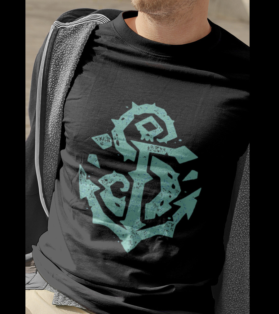 Sea Of Thieves Seafarer Anchor Fangamer Merch T-Shirt
