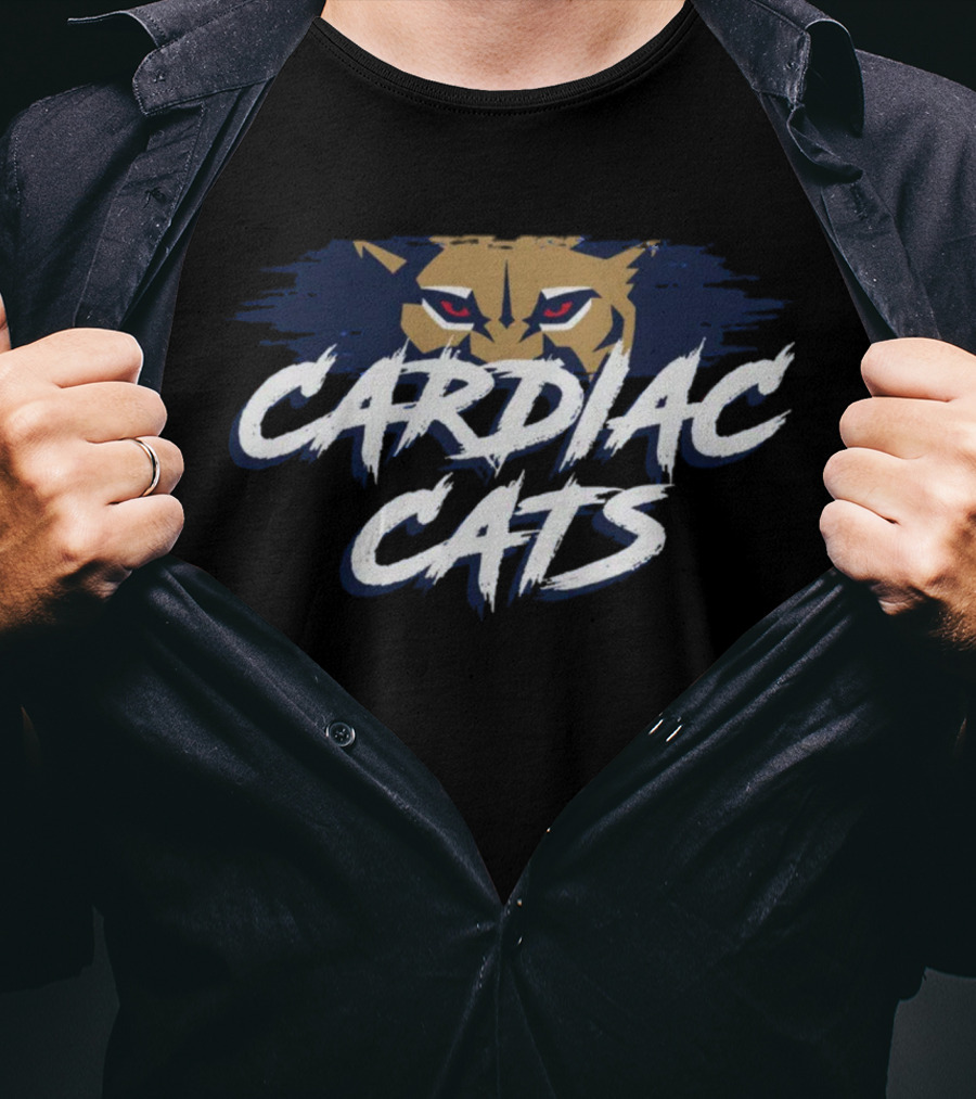 Cardiac Cats Florida Panthers Eyes Fla Team Shop T-Shirt