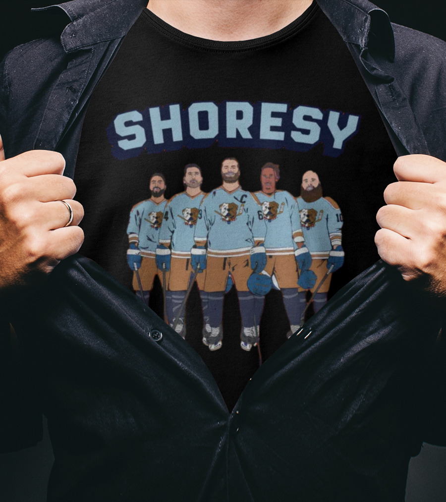 Shoresy Letterkenny Merch Team Cobalt Hockey Players T-Shirt