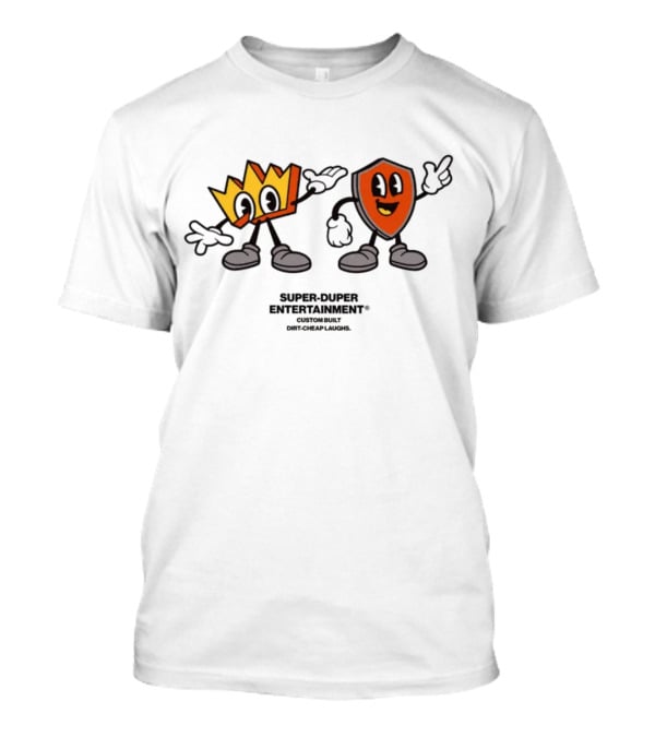 Otk Inc Super-Duper Entertainment Cartoon Characters T-Shirt
